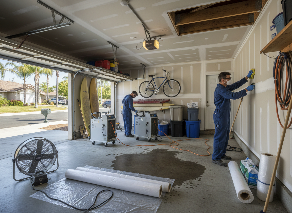 Preventing Mold Growth in El Toro Garages After Roof Leaks